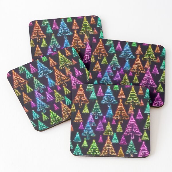 Item preview, Neon Christmas Trees designed and sold by Zenvo.