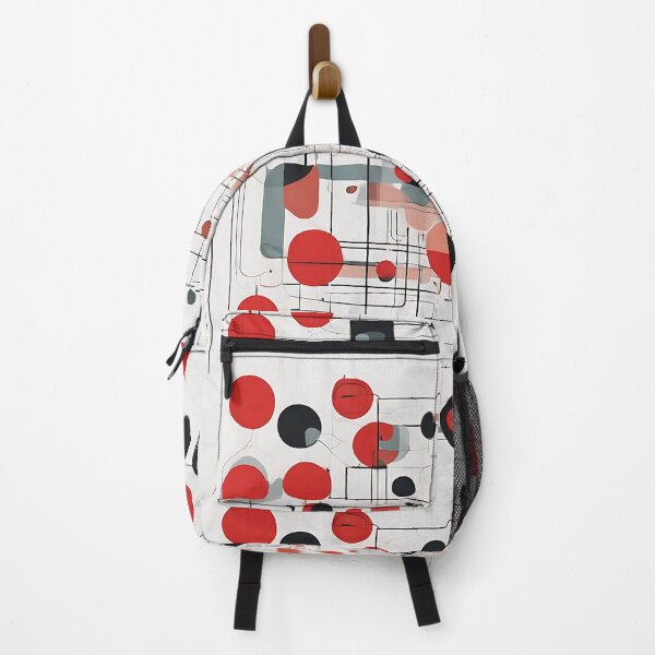 Item preview, Bauhaus Red and Black Dots v2 designed and sold by Zenvo.