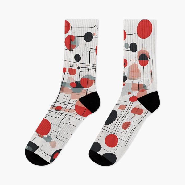 Item preview, Bauhaus Red and Black Dots v2 designed and sold by Zenvo.