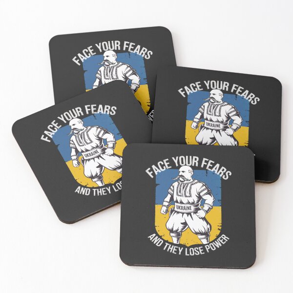 Item preview, Face Your Fears Ukraine Warrior Print designed and sold by cabana.space.