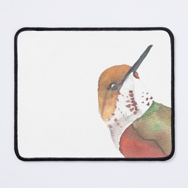 Item preview, Allen's Hummingbird, watercolor painting designed and sold by SharonRoseR.