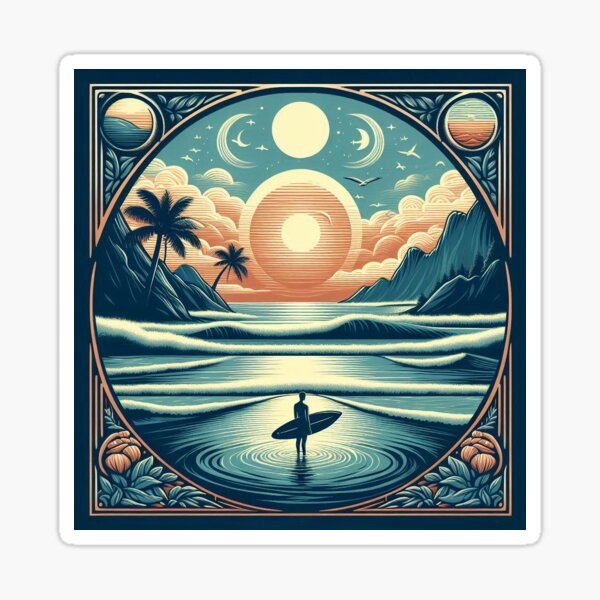 Aperçu de l'œuvre Trouver le calme créée et vendue par Tranquil Surf.