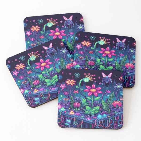 Item preview, Cyberpunk Garden– Perfect Gift designed and sold by Imaginarium of Chaos falcon88 .