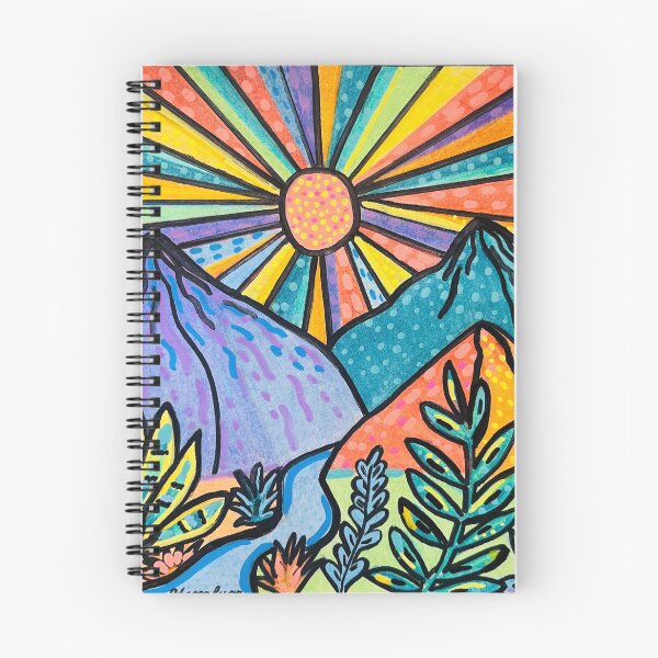 Item preview, Sunrise mountain  designed and sold by Rebecca Lyon Art .