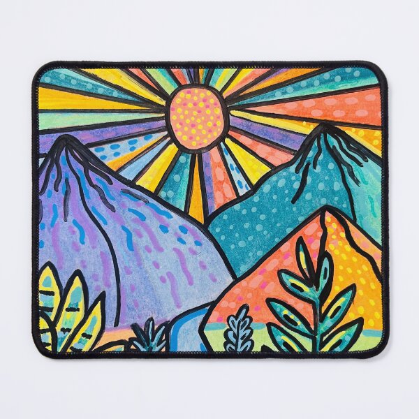 Item preview, Sunrise mountain  designed and sold by Rebecca Lyon Art .
