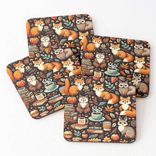 Item preview, Forest Critters and Coffee– Perfect Gift designed and sold by Imaginarium of Chaos falcon88 .