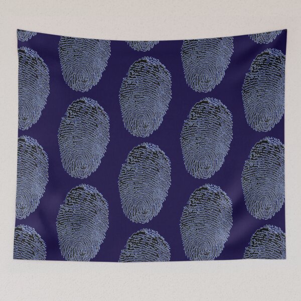 Item preview, Giant Blue Hue Fingerprint designed and sold by wistful-designs.
