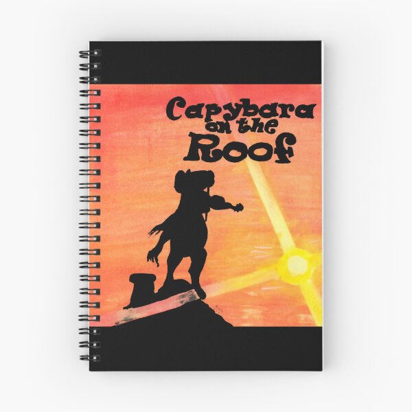 Item preview, Capybara On The Roof designed and sold by Amy-Elyse Neer.