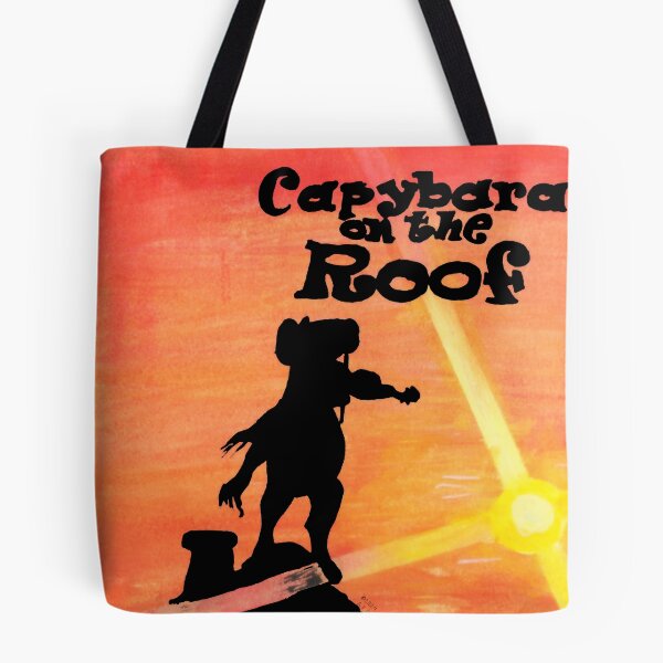 Item preview, Capybara On The Roof designed and sold by Amy-Elyse Neer.