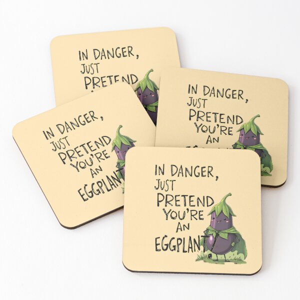 Item preview, In Danger, Just Pretend You’re an Eggplant! designed and sold by AmuraLumina.