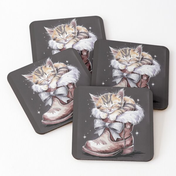 Item preview, Cute cat sleeping in shoes designed and sold by luna--design.