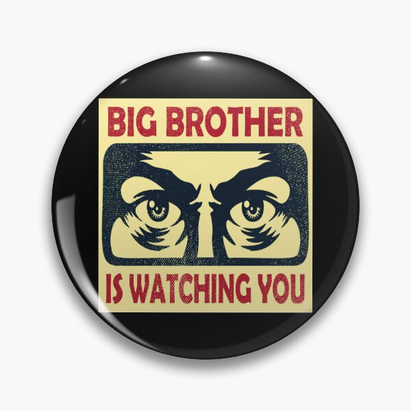 Item preview, Vintage Big Brother Is Watching You designed and sold by DaLumaDesigns.