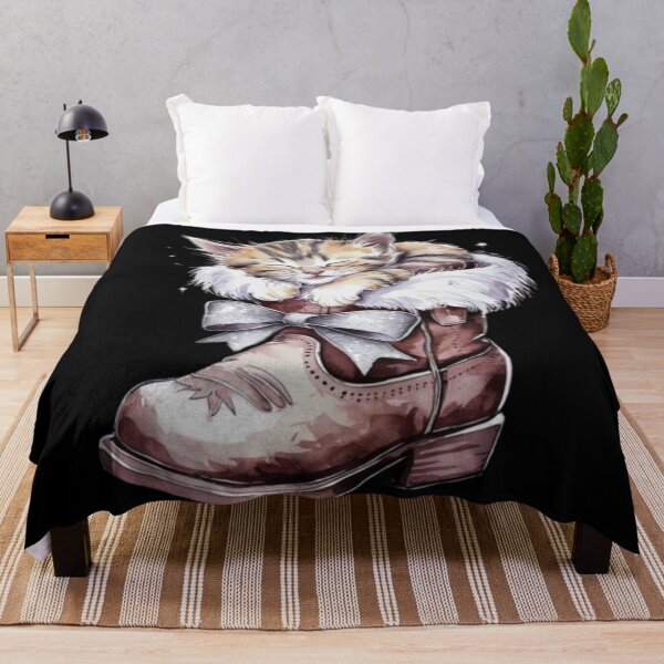 Item preview, Cute cat sleeping in shoes designed and sold by luna--design.