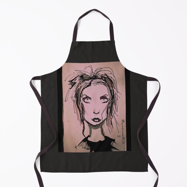 Item preview, Pretty Goth Girl Painting designed and sold by BansheeMilk.