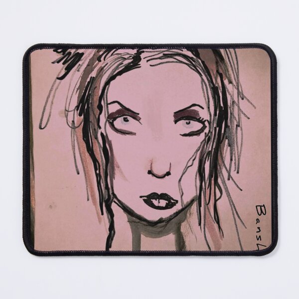 Item preview, Pretty Goth Girl Painting designed and sold by BansheeMilk.
