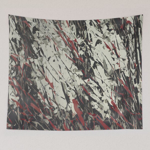 Item preview, #C411: Red Blood Bush With Tan Rock Camouflage Pattern designed and sold by FarStarL33.