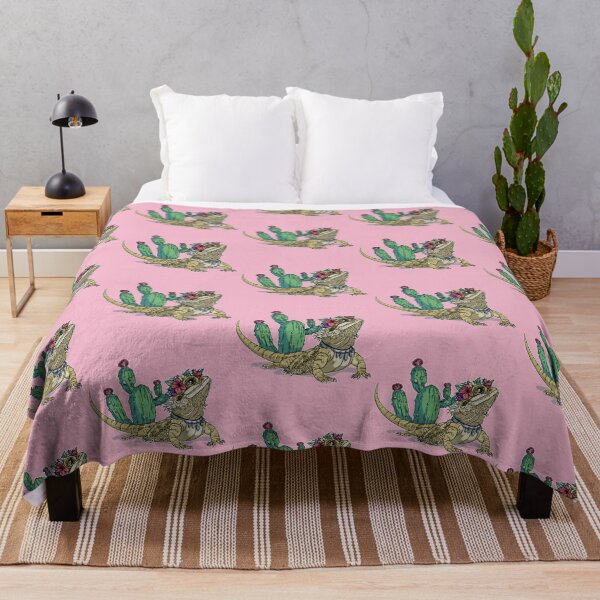 Item preview, Beautiful Bearded Dragon with Diamonds and Cactus designed and sold by iduzarts.