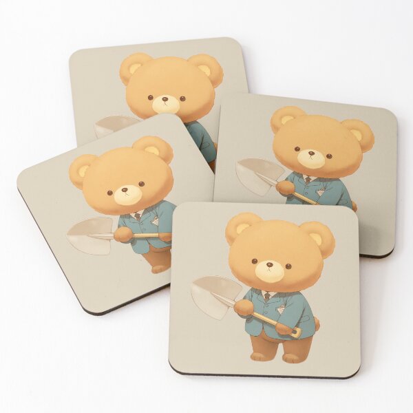 Item preview, Business Bear Breaks Ground designed and sold by MYTHIC PEEL STICKERS.