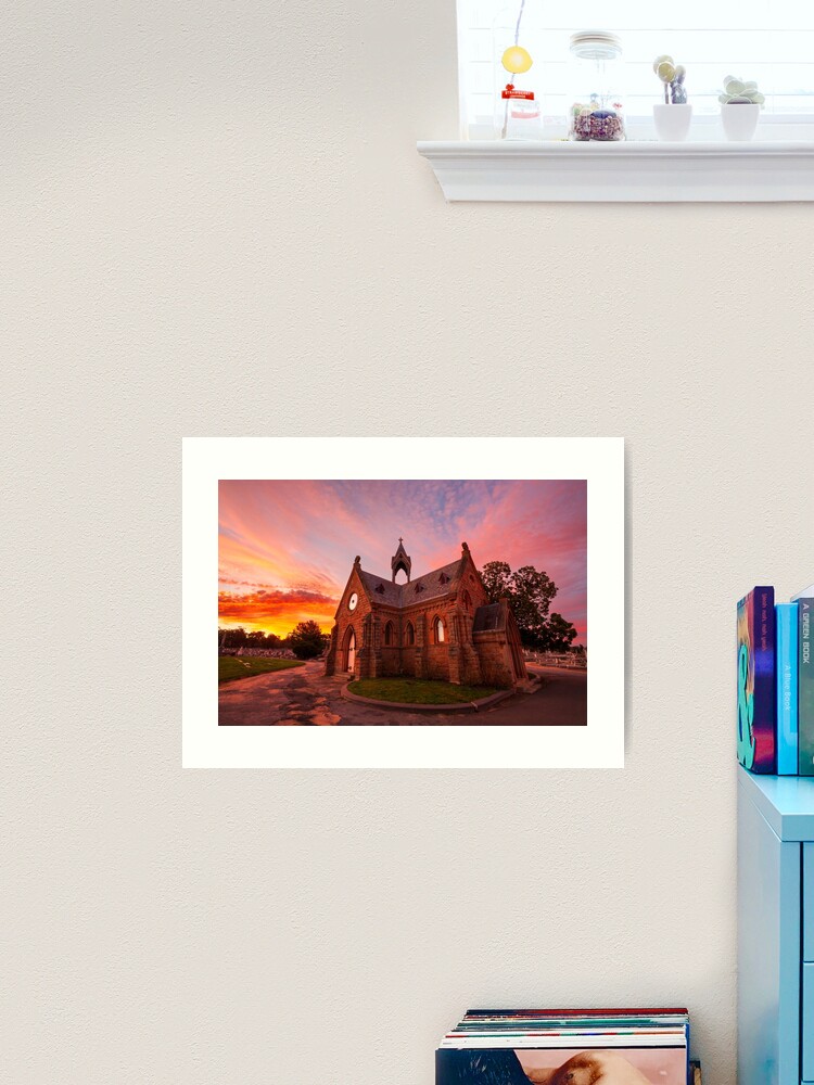 Thumbnail 2 of 3, Art Print, Bendigo Cemetery, Victoria, Australia designed and sold by Chockstone.