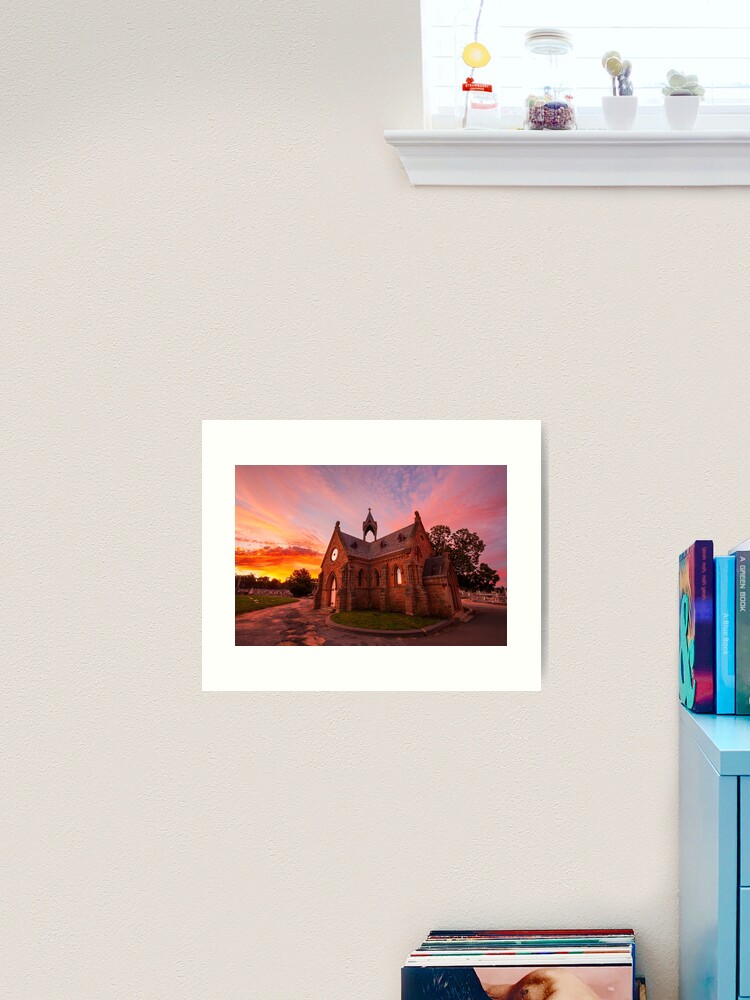 Thumbnail 2 of 3, Art Print, Bendigo Cemetery, Victoria, Australia designed and sold by Chockstone.