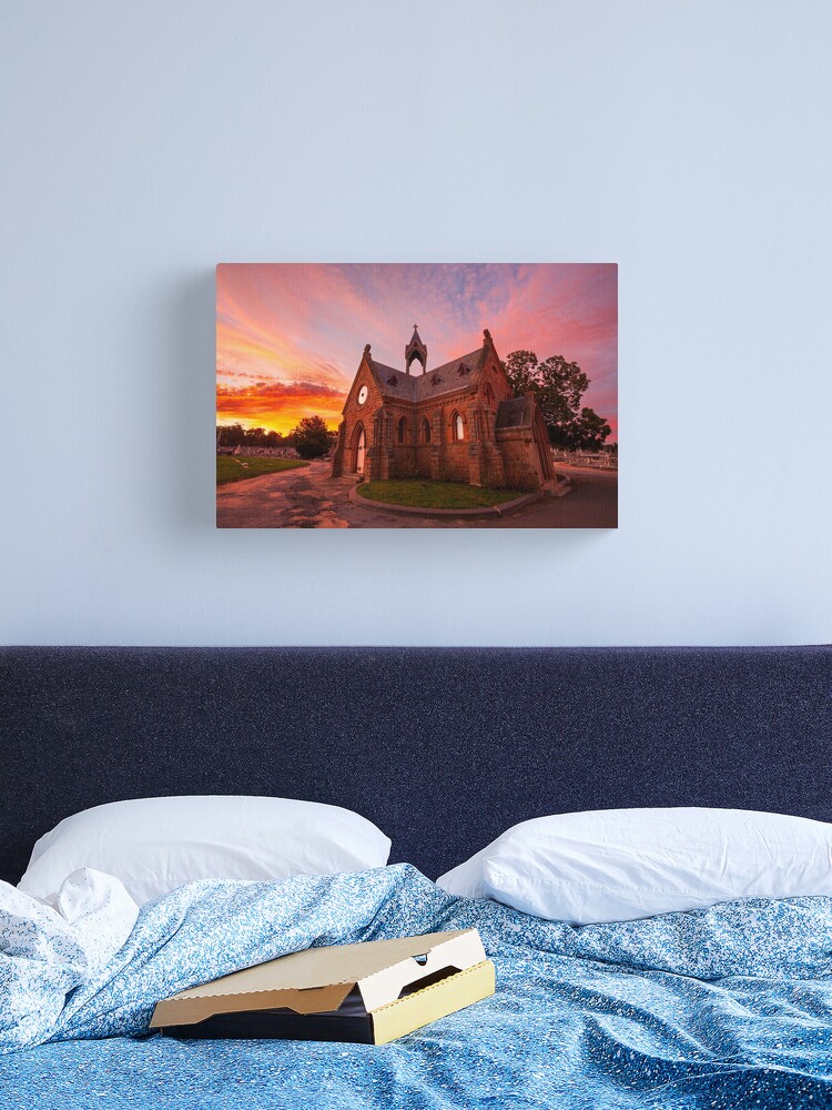 Thumbnail 2 of 3, Canvas Print, Bendigo Cemetery, Victoria, Australia designed and sold by Chockstone.