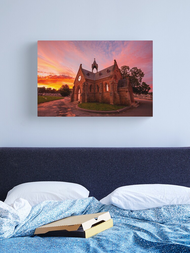 Thumbnail 2 of 3, Canvas Print, Bendigo Cemetery, Victoria, Australia designed and sold by Chockstone.
