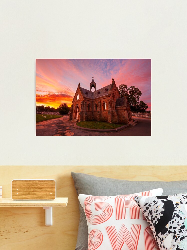 Thumbnail 2 of 3, Photographic Print, Bendigo Cemetery, Victoria, Australia designed and sold by Chockstone.