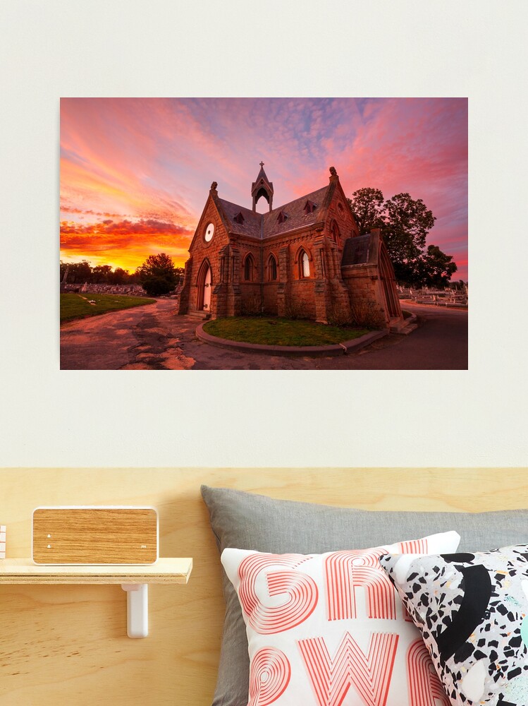 Thumbnail 2 of 3, Photographic Print, Bendigo Cemetery, Victoria, Australia designed and sold by Chockstone.
