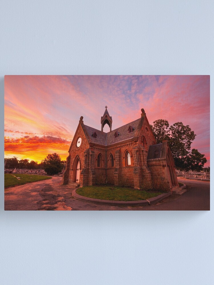 Thumbnail 1 of 3, Canvas Print, Bendigo Cemetery, Victoria, Australia designed and sold by Chockstone.
