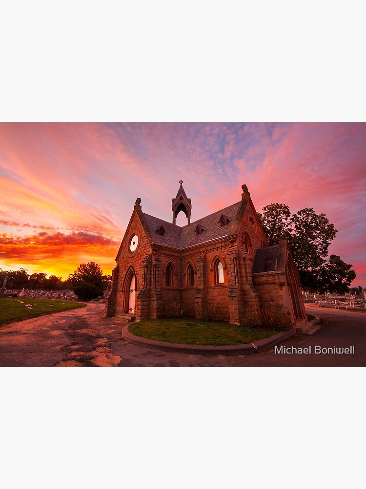 Thumbnail 7 of 7, Framed Art Print, Bendigo Cemetery, Victoria, Australia designed and sold by Chockstone.
