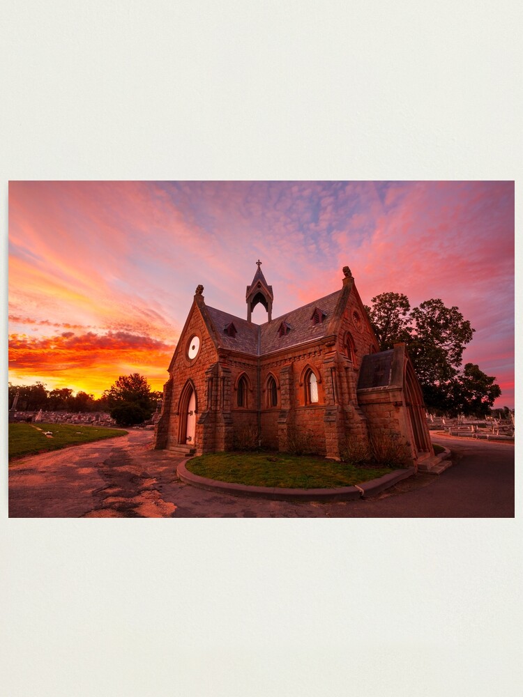 Thumbnail 1 of 3, Photographic Print, Bendigo Cemetery, Victoria, Australia designed and sold by Chockstone.