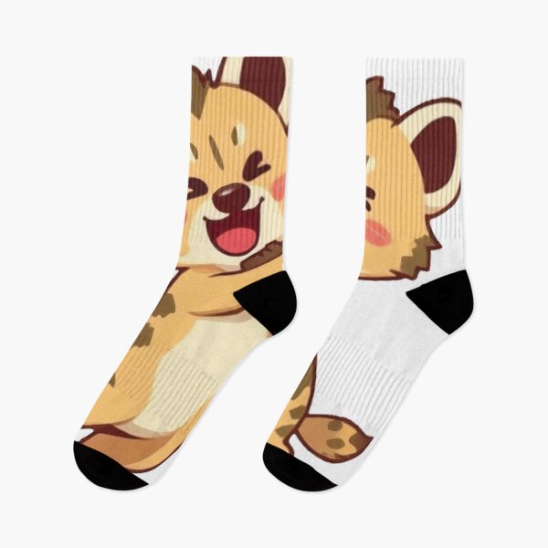 Item preview, 2 Hyenas Jumping While Hugging Each Other designed and sold by OhshunStudios.