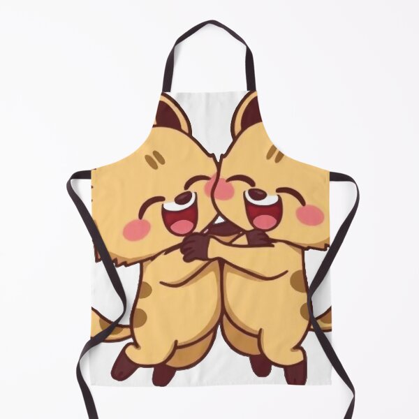 Item preview, 2 Cute Hyenas Jumping While Hugging Each Other designed and sold by OhshunStudios.