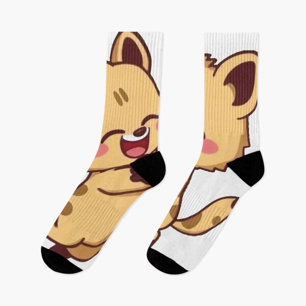 Item preview, 2 Cute Hyenas Jumping While Hugging Each Other designed and sold by OhshunStudios.
