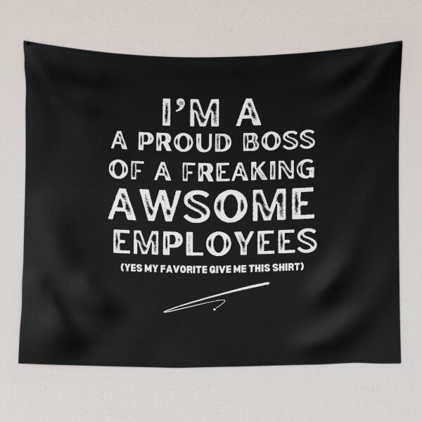 Item preview, Funny Boss - I'm A Proud Boss Of Freaking Awesome... T-Shirt designed and sold by BdawitShop.