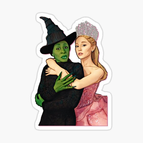 Item preview, Wicked Movie Glinda and Elphaba designed and sold by baranskini.