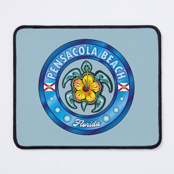 Item preview, Pensacola Beach Florida sea turtle hibiscus designed and sold by studioss76.