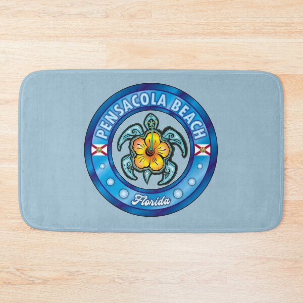 Item preview, Pensacola Beach Florida sea turtle hibiscus designed and sold by studioss76.