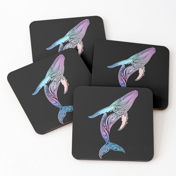 Item preview, Maori Tribal Humpback Whale Pearlescent designed and sold by blackdogshop.