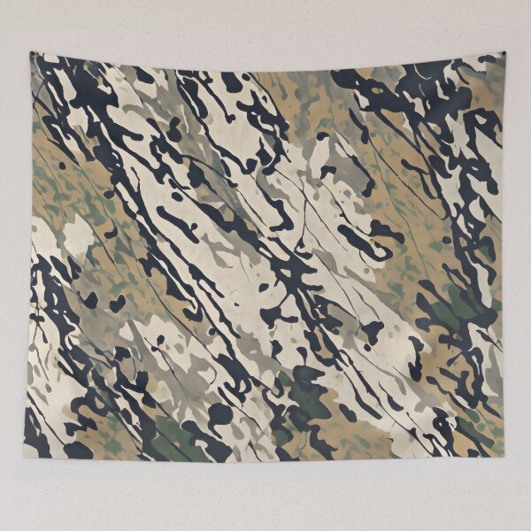 Item preview, #C577: Orange Black With Tan Camouflage Pattern designed and sold by FarStarL33.