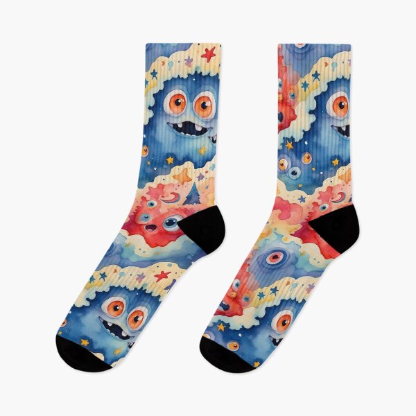 Item preview, Watercolor monsters designed and sold by Victoria Riabov.