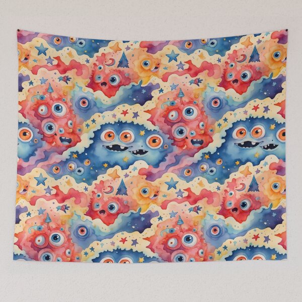 Item preview, Watercolor monsters designed and sold by Victoria Riabov.