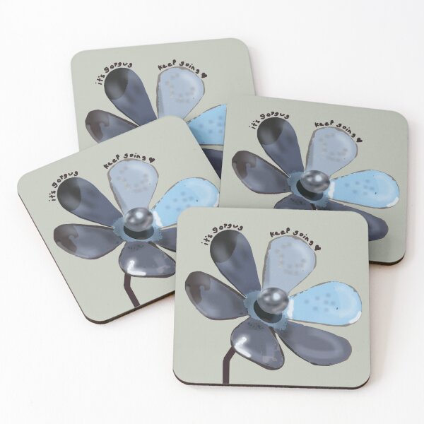 Item preview, its gorgug keep going metal flower designed and sold by AbigailHerman.