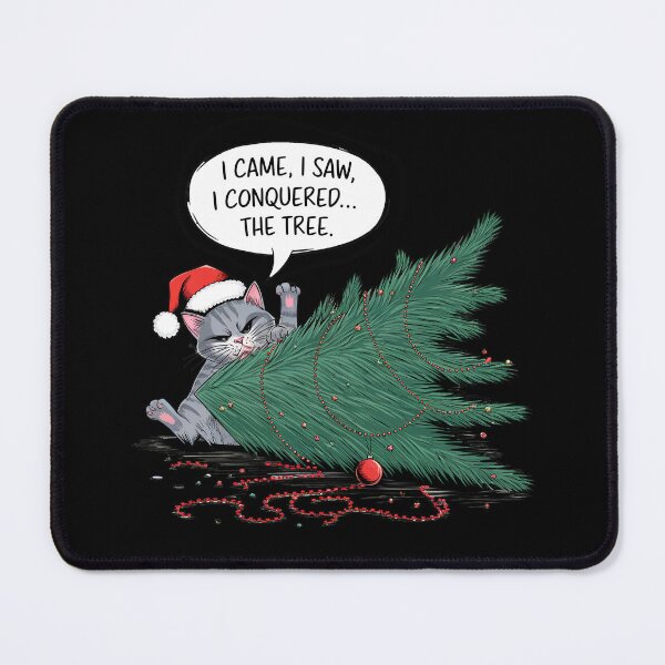 Item preview, Conquering Catmas - Mischievous Holiday Kitty designed and sold by ShmoneyFace.
