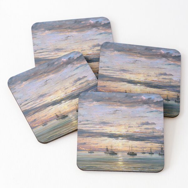 Item preview, Sunset at Scheveningen - Hendrik Willem Mesdag designed and sold by SB Design.