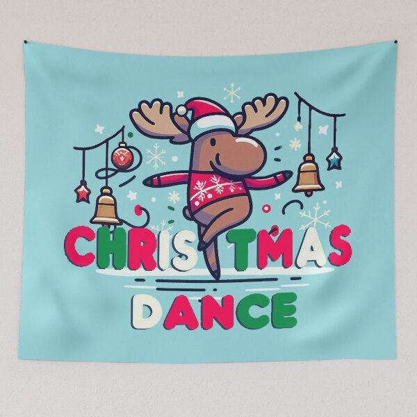 Item preview, Christmas Dance, typography designed and sold by maxmaj.