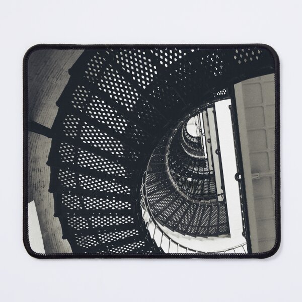 Item preview, Black and White Spiral Staircase Art Print - St. Augustine Lighthouse designed and sold by FraireDesign.