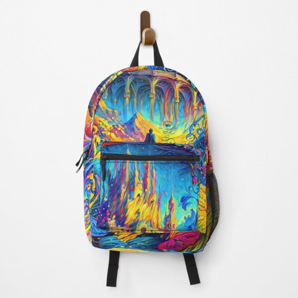 Item preview, Cosmic Cat with Surreal Gothic Castle designed and sold by blackhalt.