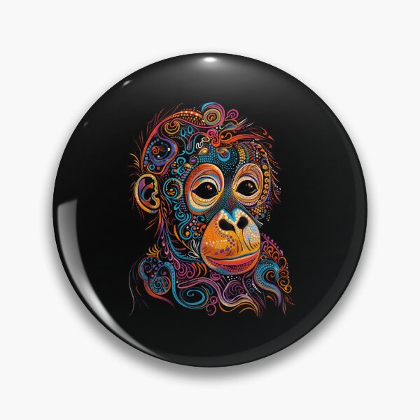 Item preview, Stylized Orangutan 1 designed and sold by HarmonyTheKoala.