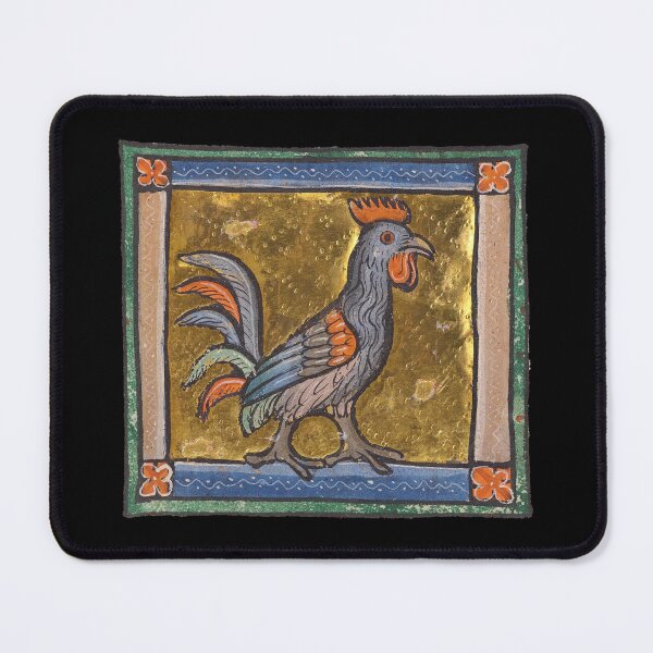 Item preview, Medieval Bestiary Rooster c. 1270 designed and sold by Cat Lady Designs.
